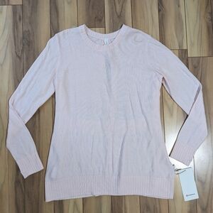 NWT! Lululemon Sincerely Yours Sweater In Pink Glow Size 12